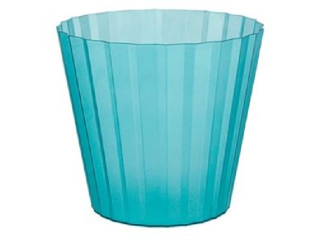 Кашпо для цветов InGreen Sand Cristallo  D160мм, 2л изумрудная вода